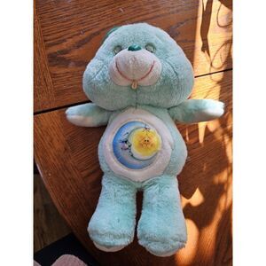 Vintage 1983 Kenner Care Bears Bedtime Bear Plush 13” Stuffed Animal
